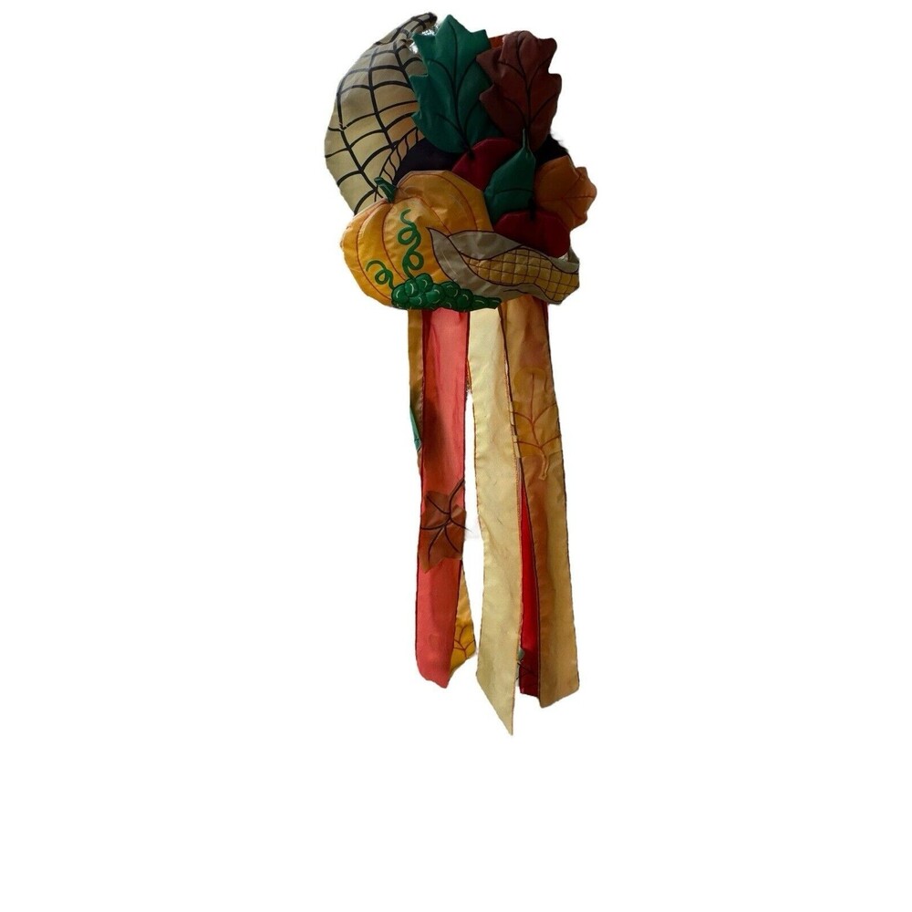 Cornucopia 3D Windsock- Vintage- Fall Thanksgiving -Harvest-Autumn-Fast Shipping